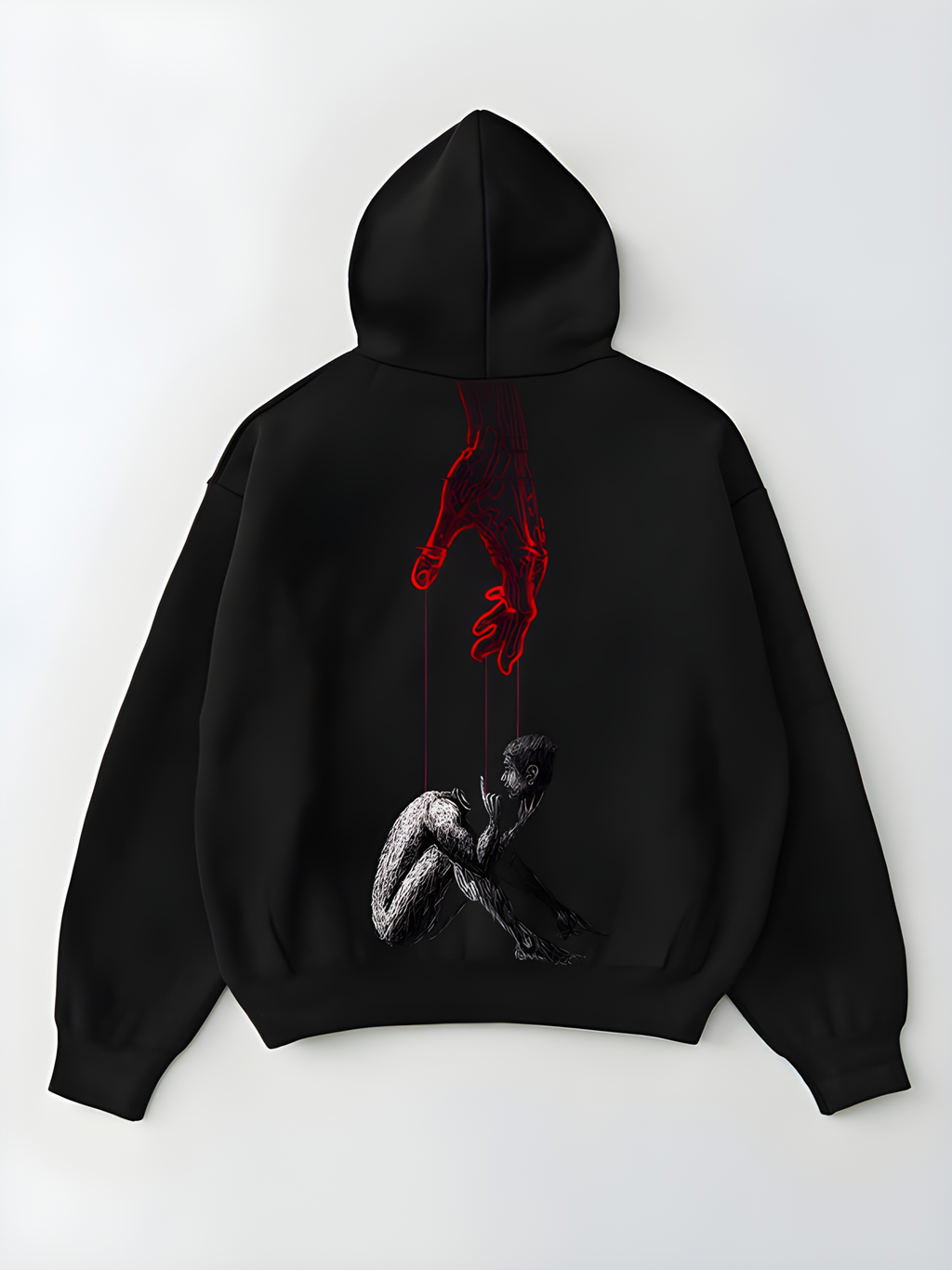 Broken Strings Oversized Hoodie