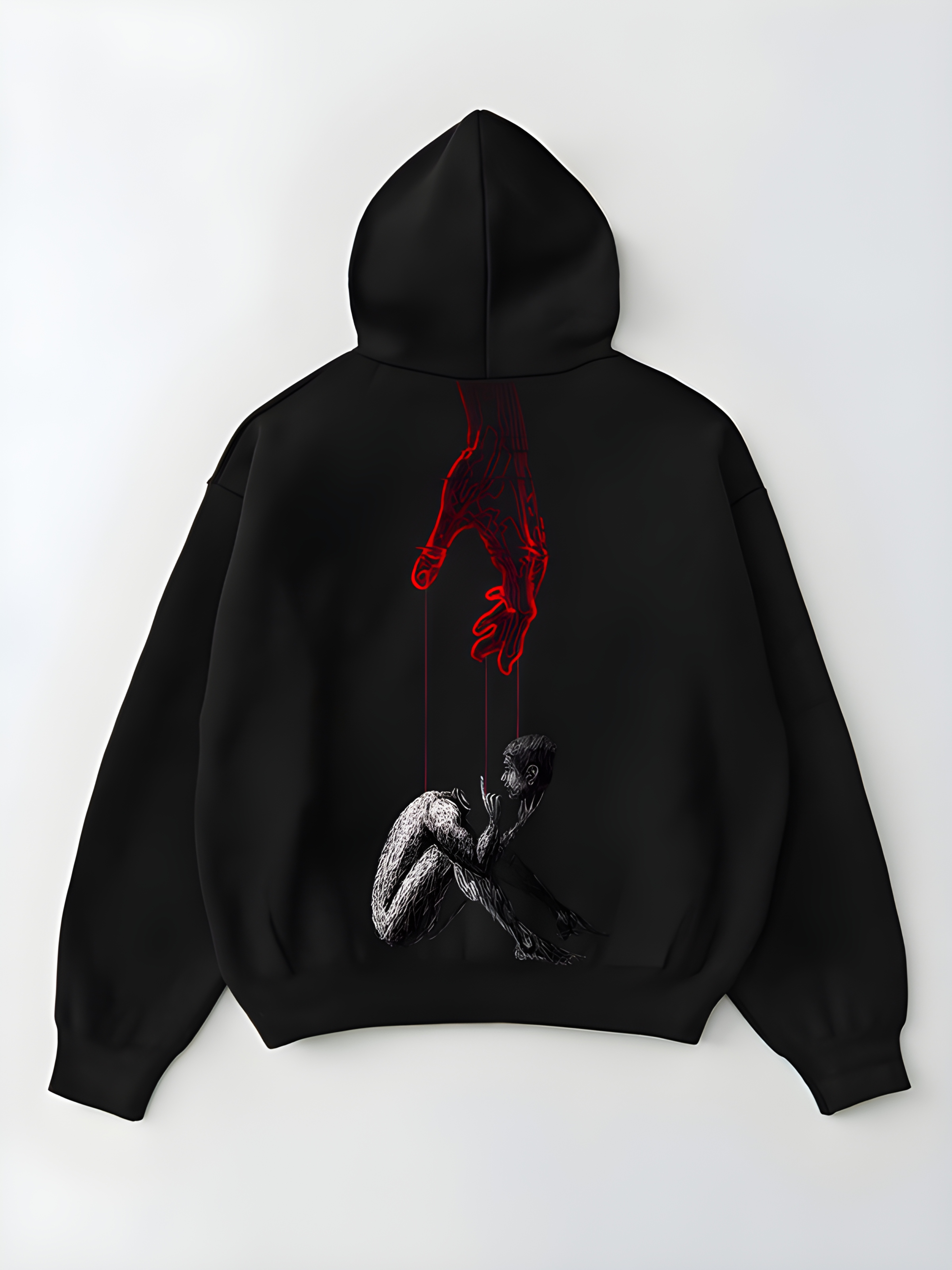 Broken Strings Oversized Hoodie
