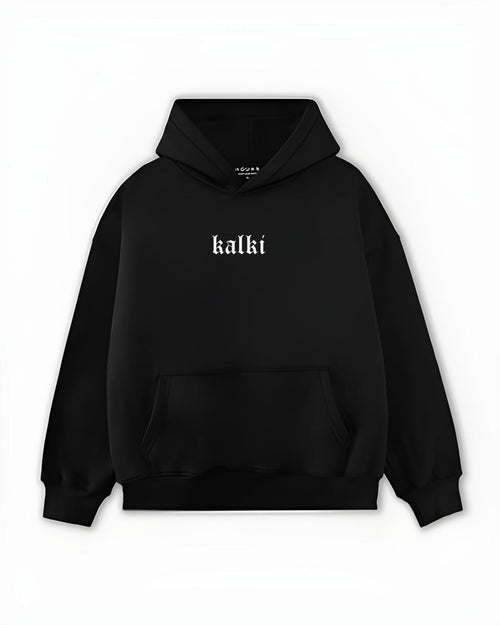 KalkiKulture Dark Aura Warrior Hoodie – Premium Screen Print