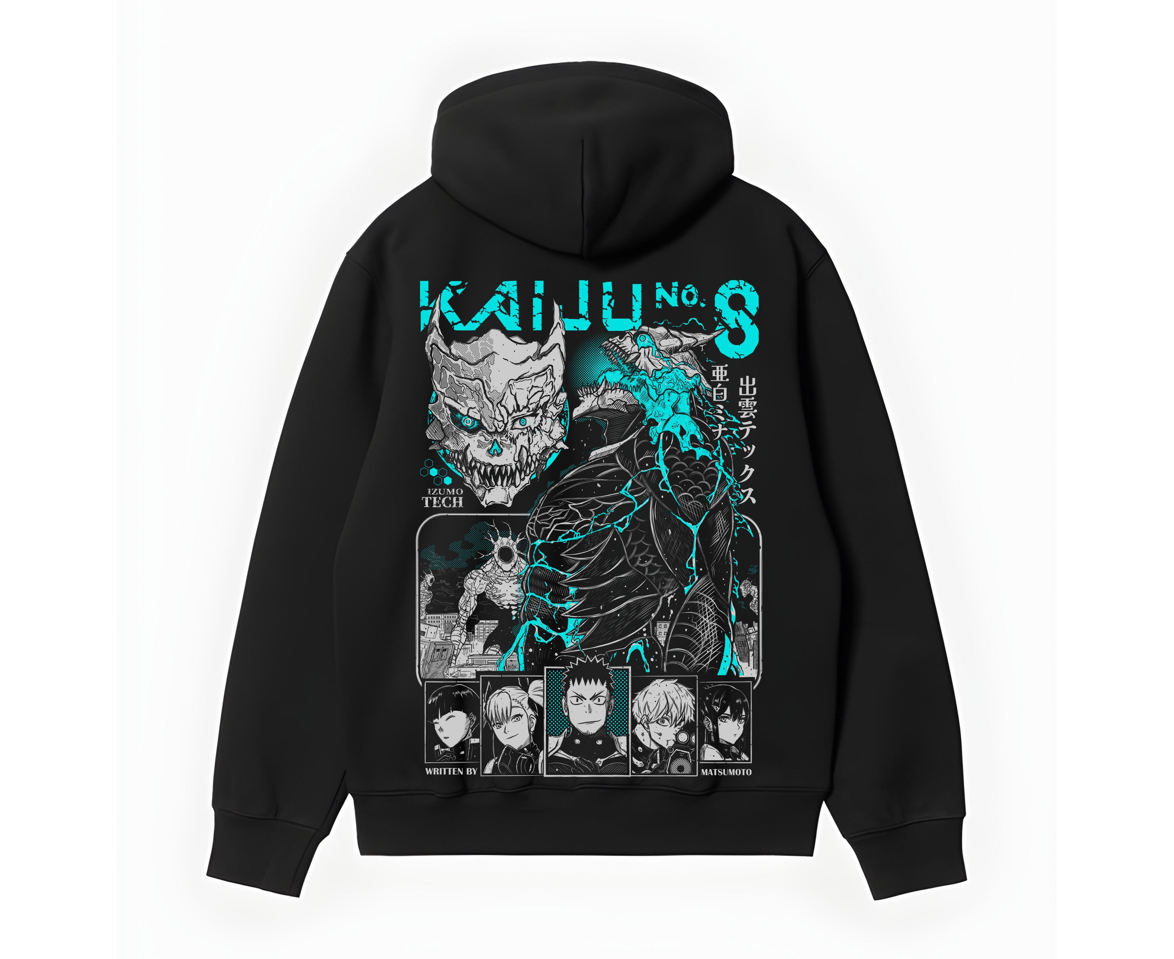 KalkiKulture – Front Minimal, Back Manga Graphic Hoodie