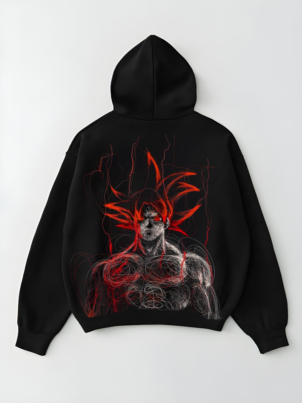 Kalki x Ember Warrior Graphic Hoodie – Black Streetwear Edition